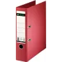 LEITZ raccoglitore ad anelli 180° A4 80 mm rosso cartone rivestimento in carta 1007-00-25