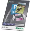 LEITZ A3 Pellicole di laminazione lucide 250 micron cristallo trasparente, confezione da 25 (7491-00-00)