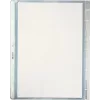 LEITZ A4 raccoglitori a linguette da 10 pezzi, polipropilene trasparente, aperti sopra, con linguette per etichettatura 4754-00-03