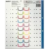 LEITZ A4 raccoglitori in plastica extra larghezza, 20 pezzi, foratura universale, bianco traslucido 1278-00-00