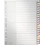 LEITZ A4 raccoglitori in plastica extra larghezza, 20 pezzi, foratura universale, bianco traslucido 1278-00-00