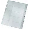 LEITZ A4 Extra Wide divisori in PP con indice 1-5, grigio con copertina scrivibile 1283-00-85