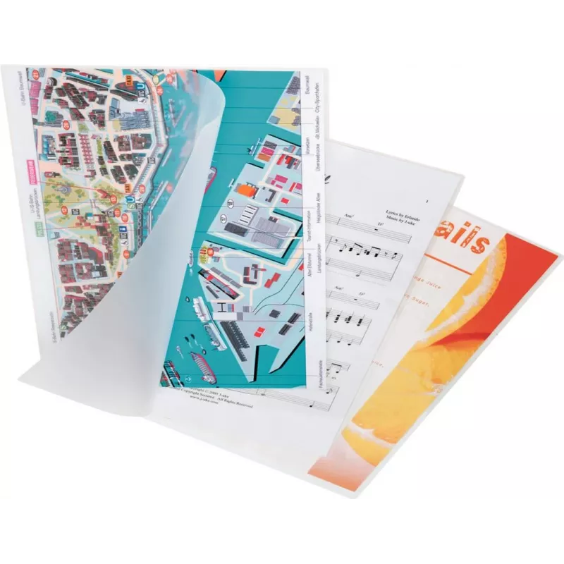 Leitz A4 pellicole per laminazione, 80 micron, lucide, confezione da 100, jam-free UDT 7430-00-02