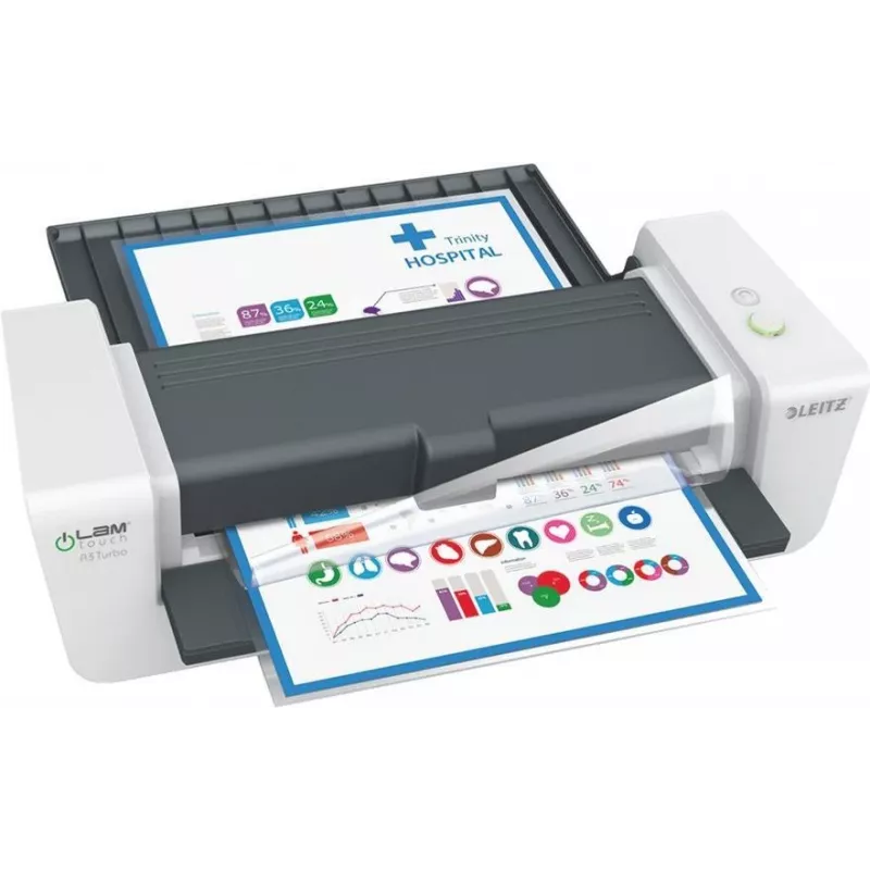 Leitz pellicole di laminazione A4, lucide cristalline, 100 micron, confezione da 100 7483-00-00