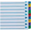 Esselte A4 Mylar Divisori con indice A-Z, 20 parti, multicolore (100167)