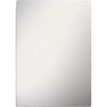 LEITZ A4 busta portadocumenti in PVC, aperta superiormente, goffrata, bordo resistente allo strappo, 0,20 mm, trasparente, confezione da 100 (4084-00-00)
