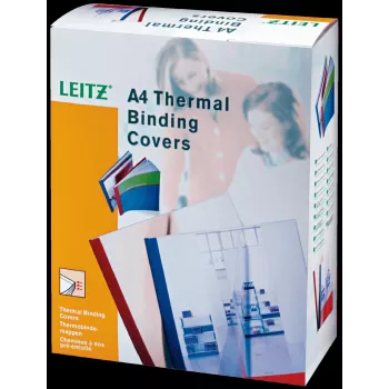 Leitz A4 cartella per rilegatura a caldo trasparente 40 fogli 80 g/m² per 177182, 17784 (177160)