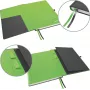 LEITZ Complete Quaderno, formato iPad, a quadretti, 80 fogli carta avorio 96 g/m², effetto pelle, nero 4473-00-95