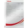 LEITZ Esselte Cartella portadocumenti standard A4, polipropilene, cristallo trasparente, 0,06 mm, apertura superiore, protezione documenti, foratura multipla, bordo rinforzato, confezione da 100 (925008)