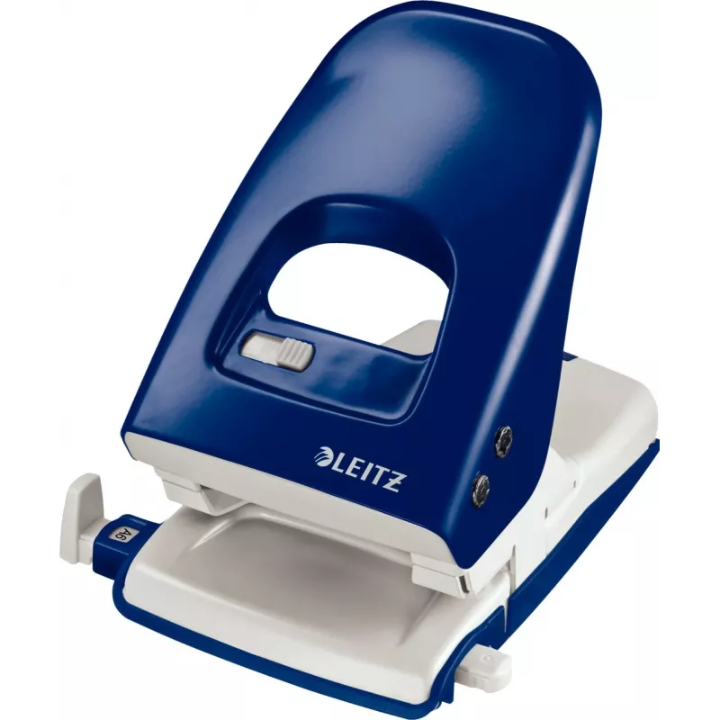 LEITZ Nexxt 5138 blu perforatrice 40 fogli 2 fori con base in metallo e parte superiore in plastica 5138-00-35
