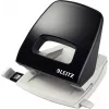 Leitz NeXXt perforatrice da tavolo, 30 fogli, 2 fori, 5,5 mm, A4-A6, Folio, US Quart, metallo e plastica, nero 5005-00-95