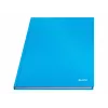 LEITZ Solid quaderno A4 a righe nero 80 fogli copertina rigida rilegato a filo con elastico, portapenna, segnalibro e tasca interna 46640030