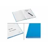 LEITZ Solid quaderno A4 a righe nero 80 fogli copertina rigida rilegato a filo con elastico, portapenna, segnalibro e tasca interna 46640030