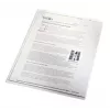 LEITZ busta portadocumenti Standard A4, polipropilene, goffrata, blu, 0,13 mm, aperta sopra e lateralmente, a prova di documento, con tacca per il pollice 4000-00-35