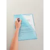 LEITZ busta portadocumenti Standard A4, polipropilene, goffrata, blu, 0,13 mm, aperta sopra e lateralmente, a prova di documento, con tacca per il pollice 4000-00-35