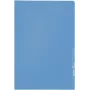 LEITZ busta portadocumenti Standard A4, polipropilene, goffrata, blu, 0,13 mm, aperta sopra e lateralmente, a prova di documento, con tacca per il pollice 4000-00-35