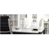 Leitz WOW 5008 organizer da scrivania, bianco lucido, 4 scomparti, design cubo 5008-10-01