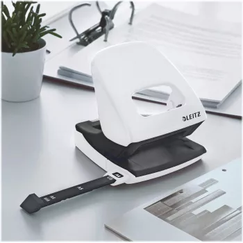 Leitz WOW 5008 organizer da scrivania, bianco lucido, 4 scomparti, design cubo 5008-10-01