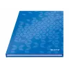 Leitz WOW quaderno con copertina rigida A5 a righe 90 fogli blu 4627-10-36