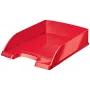 Leitz WOW vassoio portadocumenti rosso – robusta qualità premium, finitura lucida, impilabile, A4/C4/Folio