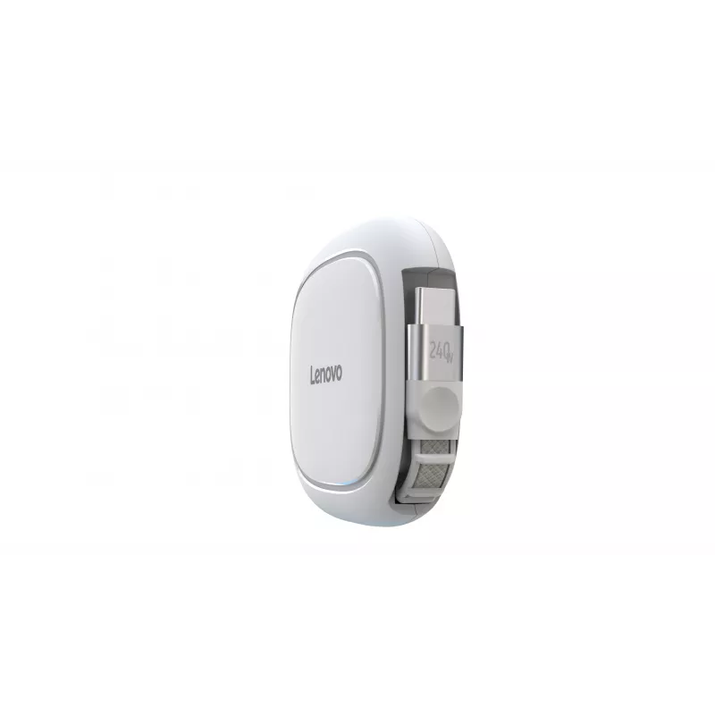 Lenovo 240W USB-C Cavo retrattile, bianco