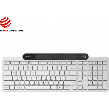 Lenovo Tastiera Bluetooth con funzione di ricarica automatica (Cloud Grey) GY41R69590