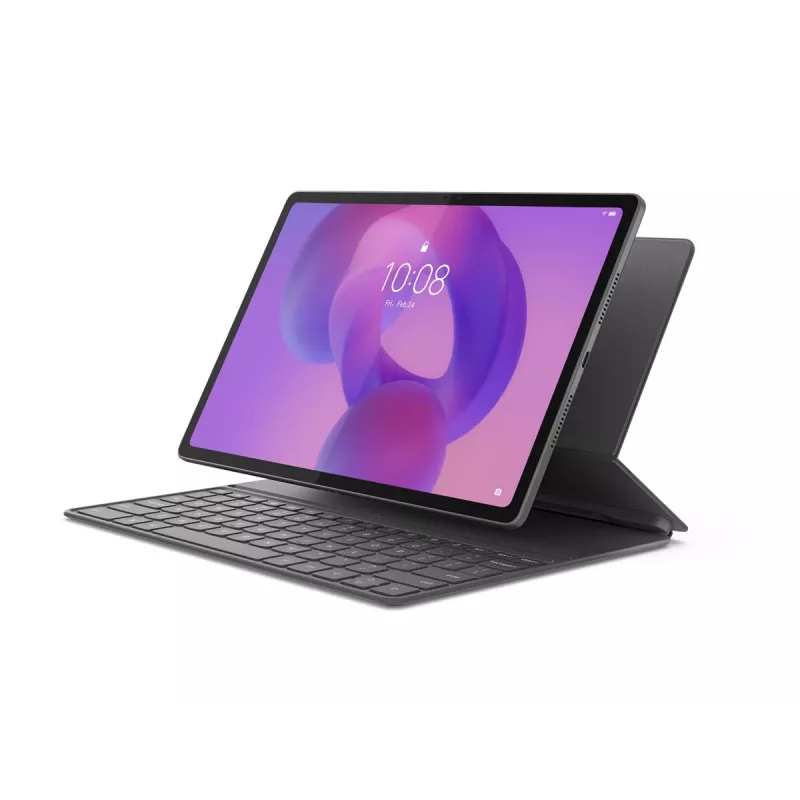 Lenovo tastiera Folio per Idea Tab Plus - Storm Grey, QWERTY US, trackpad (ZG38C07528)