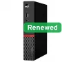 Lenovo Renewed Grade A ThinkCentre M715q Tiny PC desktop, AMD Ryzen 5 2400GE, 8GB DDR4, 256GB SSD, AMD Radeon Vega 11, Windows 11 Pro