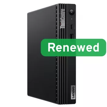 Lenovo ThinkCentre M70q Tiny PC desktop, Intel Core i5-10400T, 8GB RAM, 256GB SSD, Intel UHD Graphics 630, Windows 11 Pro, Renewed Grade B