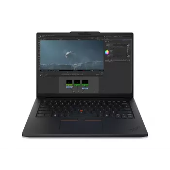 Lenovo ThinkPad P14s Gen 7 Laptop 14,5 pollici WUXGA, Intel Core Ultra 7 366H, 32GB RAM, 1TB SSD, NVIDIA RTX PRO 1000 Blackwell Generation 8GB, Windows 11 Pro, tastiera retroilluminata nordica, nero, lettore di impronte digitali