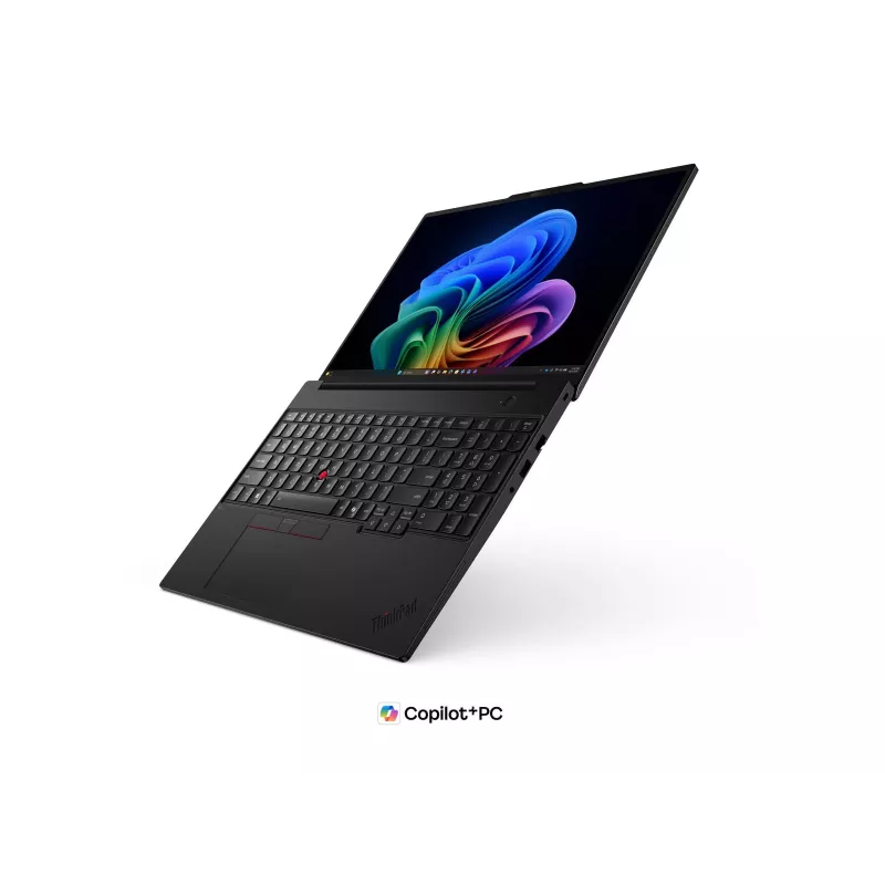 Lenovo ThinkPad T16 G5 Intel 16 inch WUXGA IPS Laptop, Intel Core Ultra 7, 32 GB LPCAMM2 LPDDR5X, 512 GB SSD, Windows 11 Pro, nero