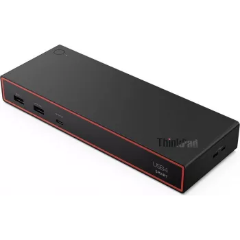 Lenovo ThinkPad USB4 Smart Dock 5500 docking station con alimentatore 135W, nero (40BC0135DE)