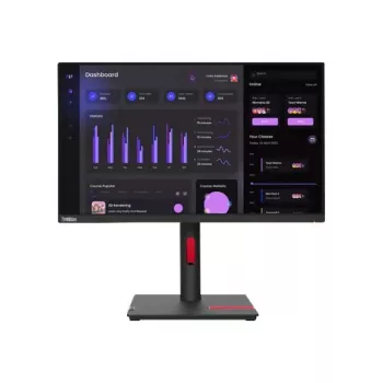Lenovo ThinkVision T24i-30 23,8 pollici IPS Full HD monitor - nero (ricondizionato)