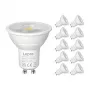LEPRO 200084-DW-EU-10 Lampada LED GU10 dimmerabile, 4,5 W, 345 lm, 6500 K, 38°, 10 pezzi