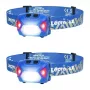 LEPRO 320014-B-2 Torcia frontale LED ricaricabile USB, 300 lm, confezione da 2