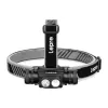 LEPRO 320018 lampada frontale LED ricaricabile con sensore di movimento, 1000 lumen, ricarica USB-C, IPX4