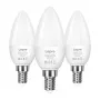 LEPRO 600059-WW-EU-3 lampada LED E14 C37 4,2W (equivalente 40W) 470lm 2700K bianco caldo angolo di emissione 250° confezione da 3