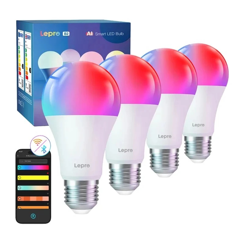 LEPRO B2 E27 Lampadina LED Wi-Fi