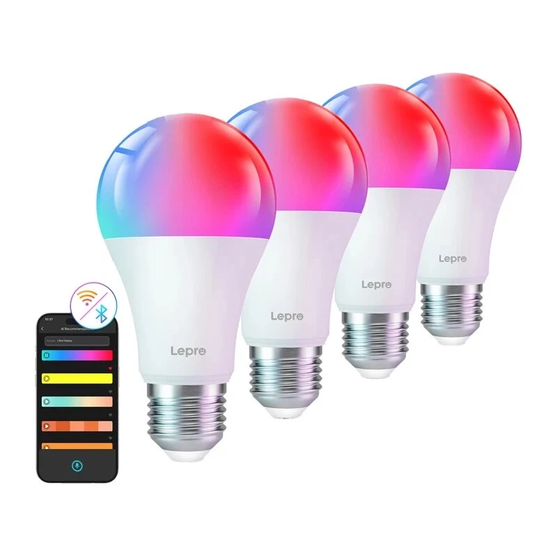 LEPRO B2 E27 Lampadina LED Wi-Fi