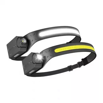 LEPRO PR320019-2 Lampada frontale LED, 200 lumen, 6 modalità, impermeabile IPX4, confezione da 2
