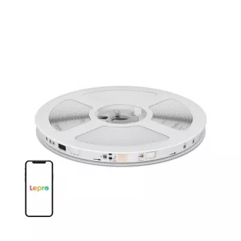 Lepro S1 striscia LED RGBIC Wi-Fi Bluetooth 5m – 150 LED, 16M colori, controllo tramite app e voce