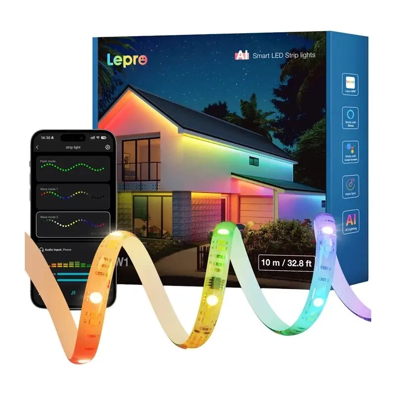 Lepro SW1 striscia LED RGBIC Wi-Fi Bluetooth 10 m