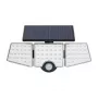 LEPRO WL4000 lampada solare – 4000LM, IP65, modulo solare 18W con sensore di movimento e telecomando, cavo 5M