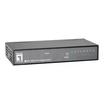 LevelOne GEU-0822 - switch - 8 x 10/100/1000