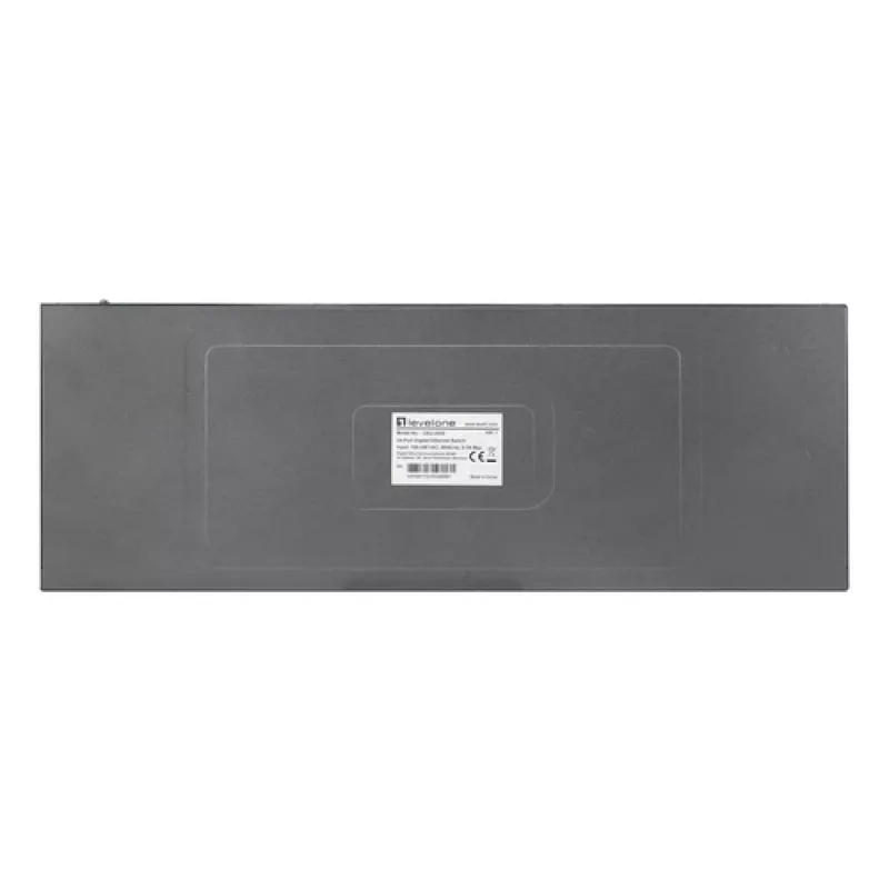 LevelOne GEU-2432 Switch Gigabit Ethernet 24 porte, DIP switch 4 modalità, rackmount 19 inch, unmanaged, case in metallo