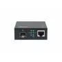 LevelONE GVM-2000 convertitore media Smart Gigabit RJ45 a SFP, compatibile rack 19 pollici, 10/100/1000 Mbps