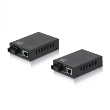 LevelOne Convertitore media RJ45 a SC single-mode 1310/1550nm 20km