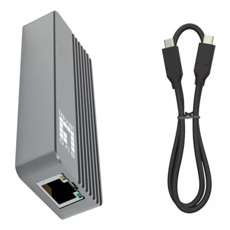 LevelOne USB-0410 adattatore da USB 3.2 Gen 1 Type-A a Gigabit Ethernet