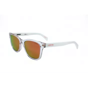 LEVI'S LV-1002-S-900 Occhiali da sole unisex rettangolari nero/grigio 53mm