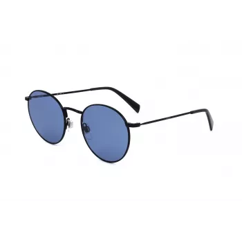 LEVI'S LV-1005-S-08A Occhiali da sole unisex - Montatura classica rettangolare in acetato - Lenti in policarbonato grigie UV400 - 52/21/145 mm